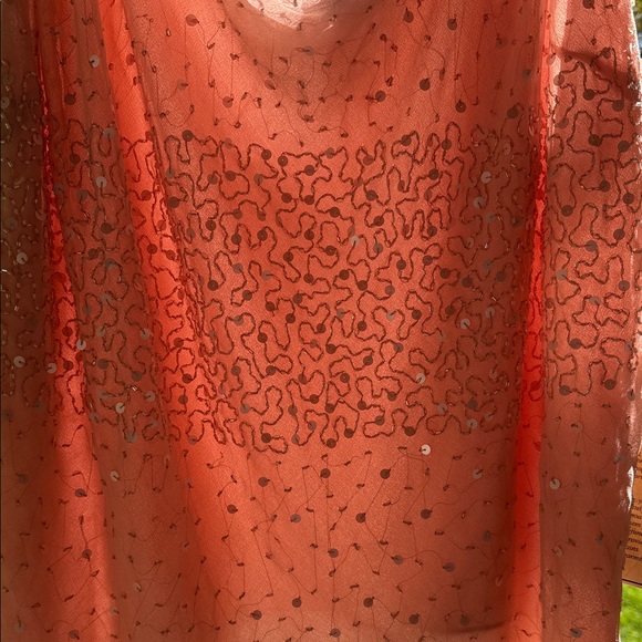 Denim 24/7 Peach Embroidered Tank Top - Picture 4 of 6